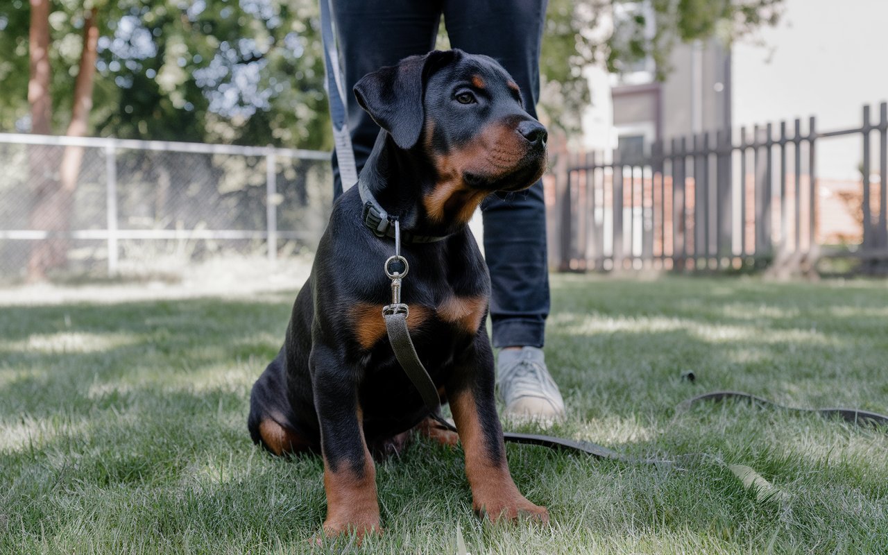 Rottweilers naturally possess protective